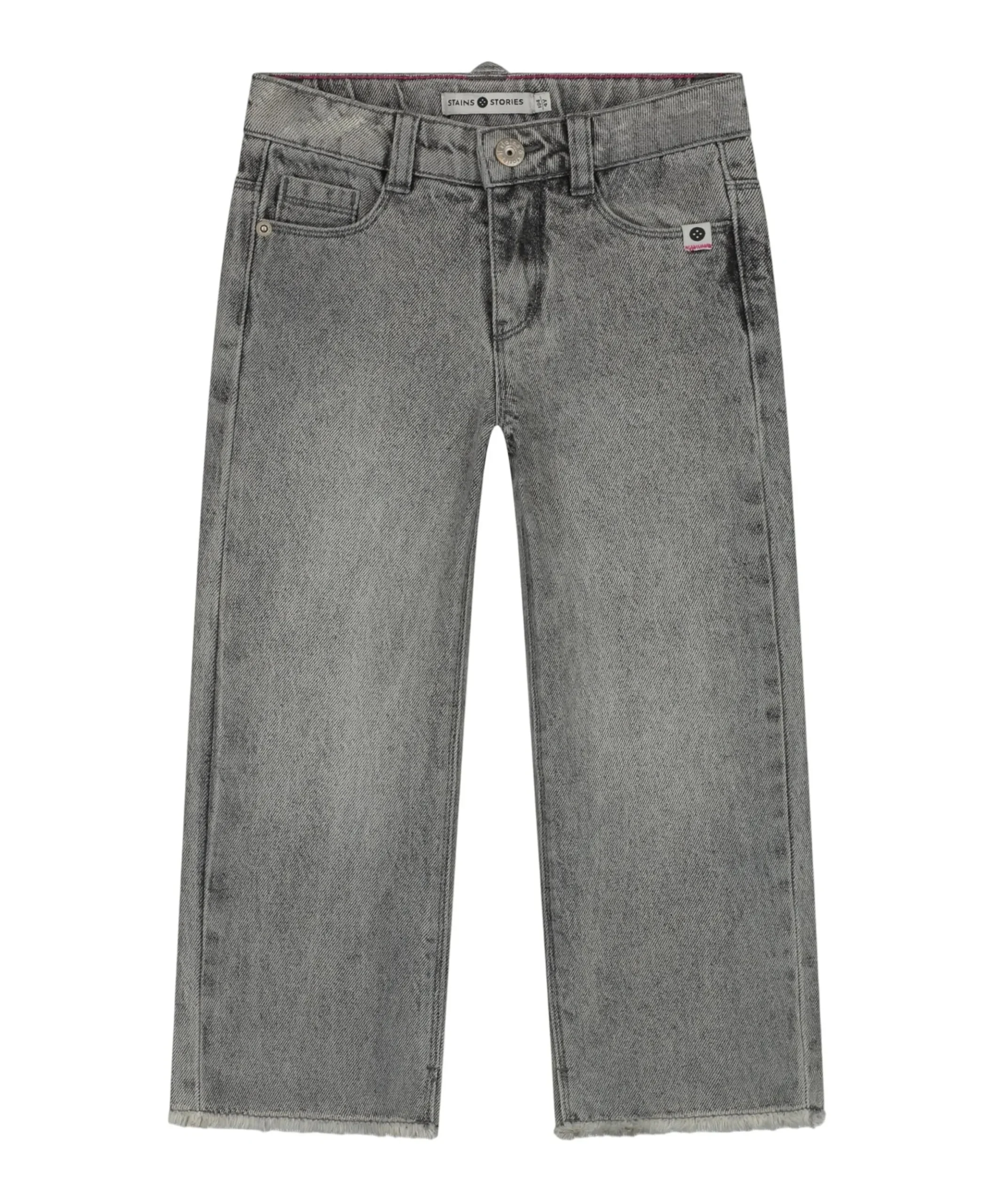 meisjes broek grijs