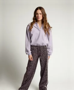 meisjes broek grijs