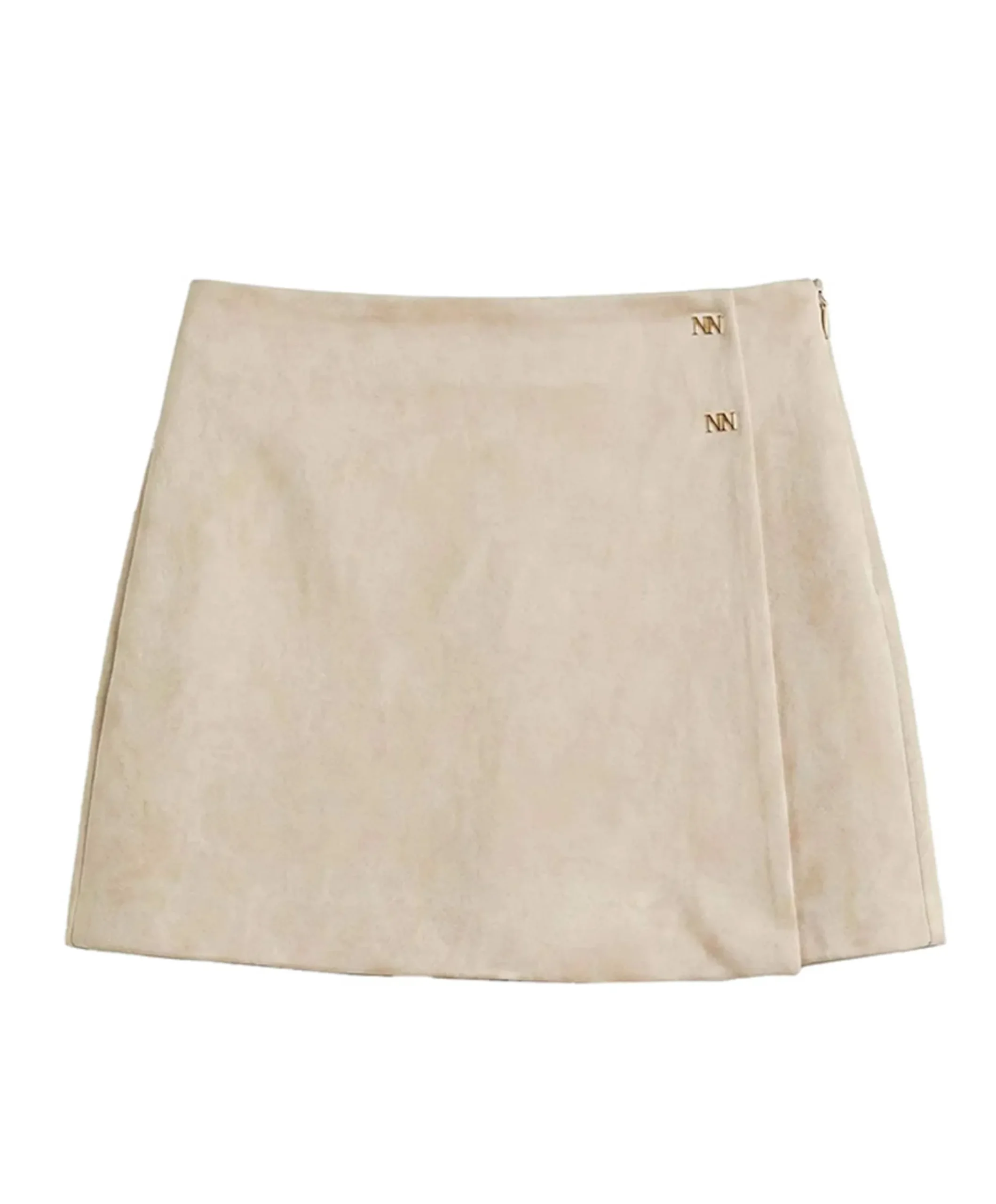 Meisjes broekrok beige