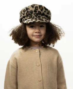 Meisjes cap bruin
