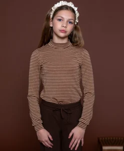 Meisjes coltrui beige