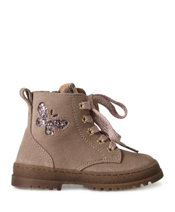meisjes enkellaarzen beige