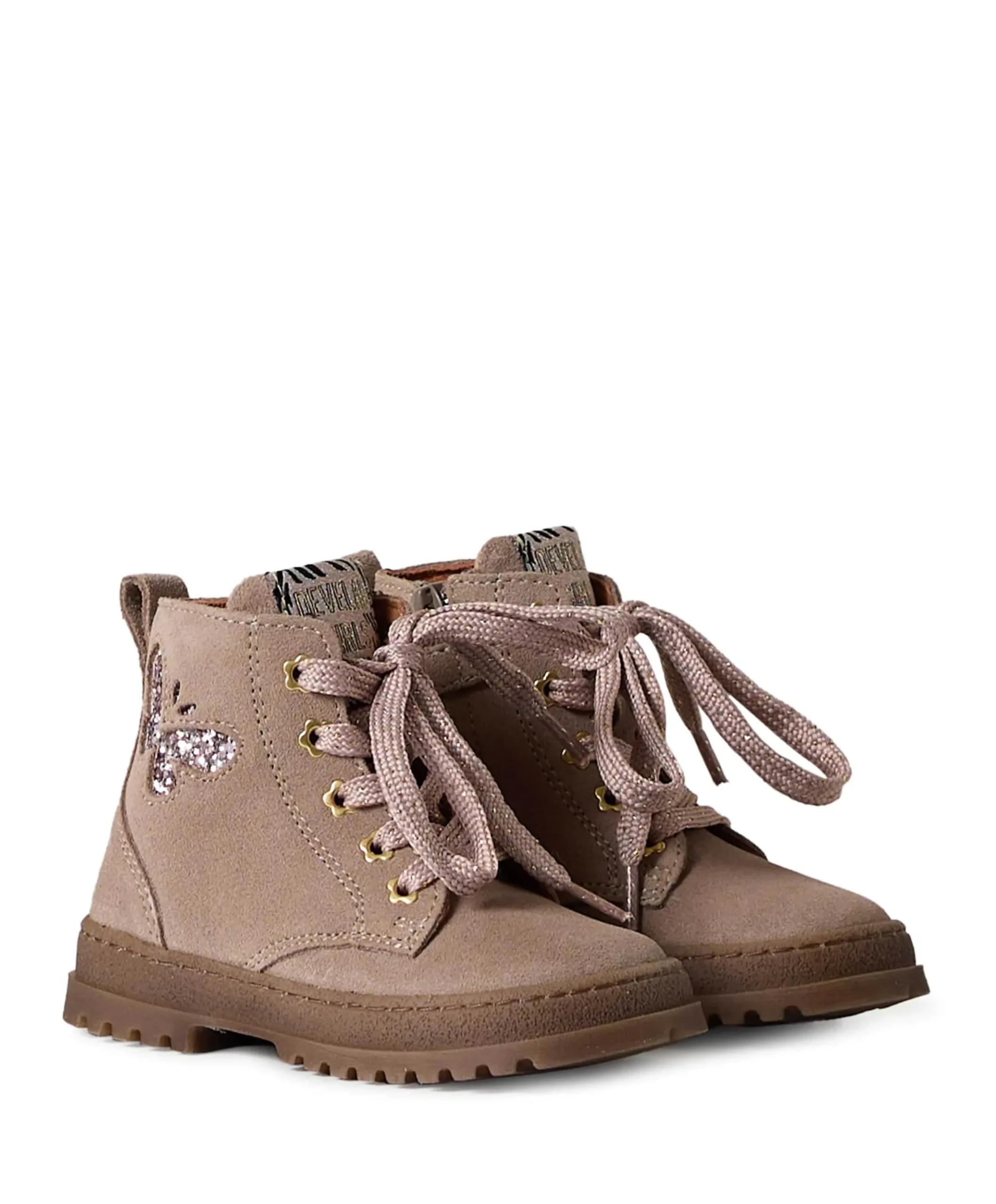 meisjes enkellaarzen beige