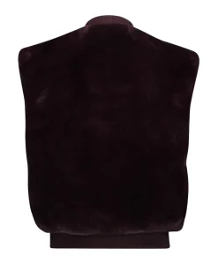 Meisjes gilet bordeaux