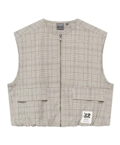 Meisjes gilet bruin