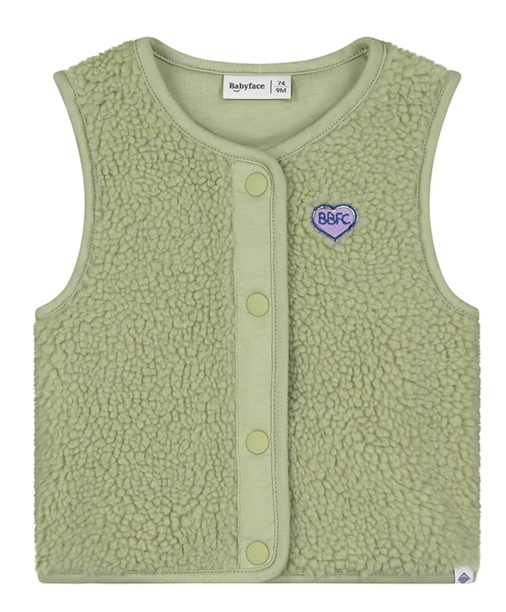Meisjes gilet groen
