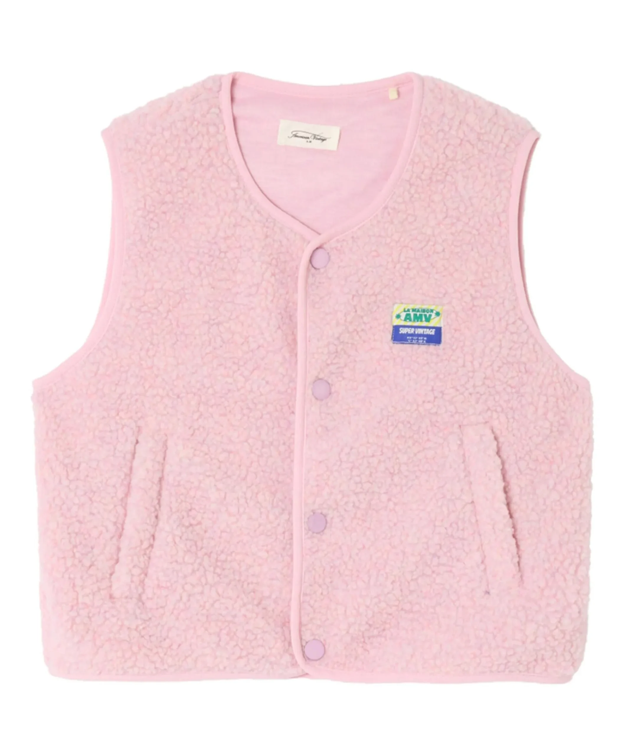 Meisjes gilet roze