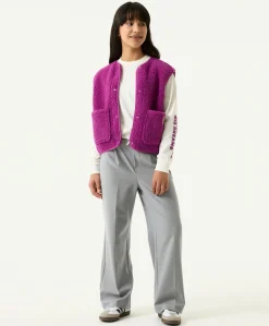 Meisjes gilet roze