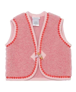 Meisjes gilet roze