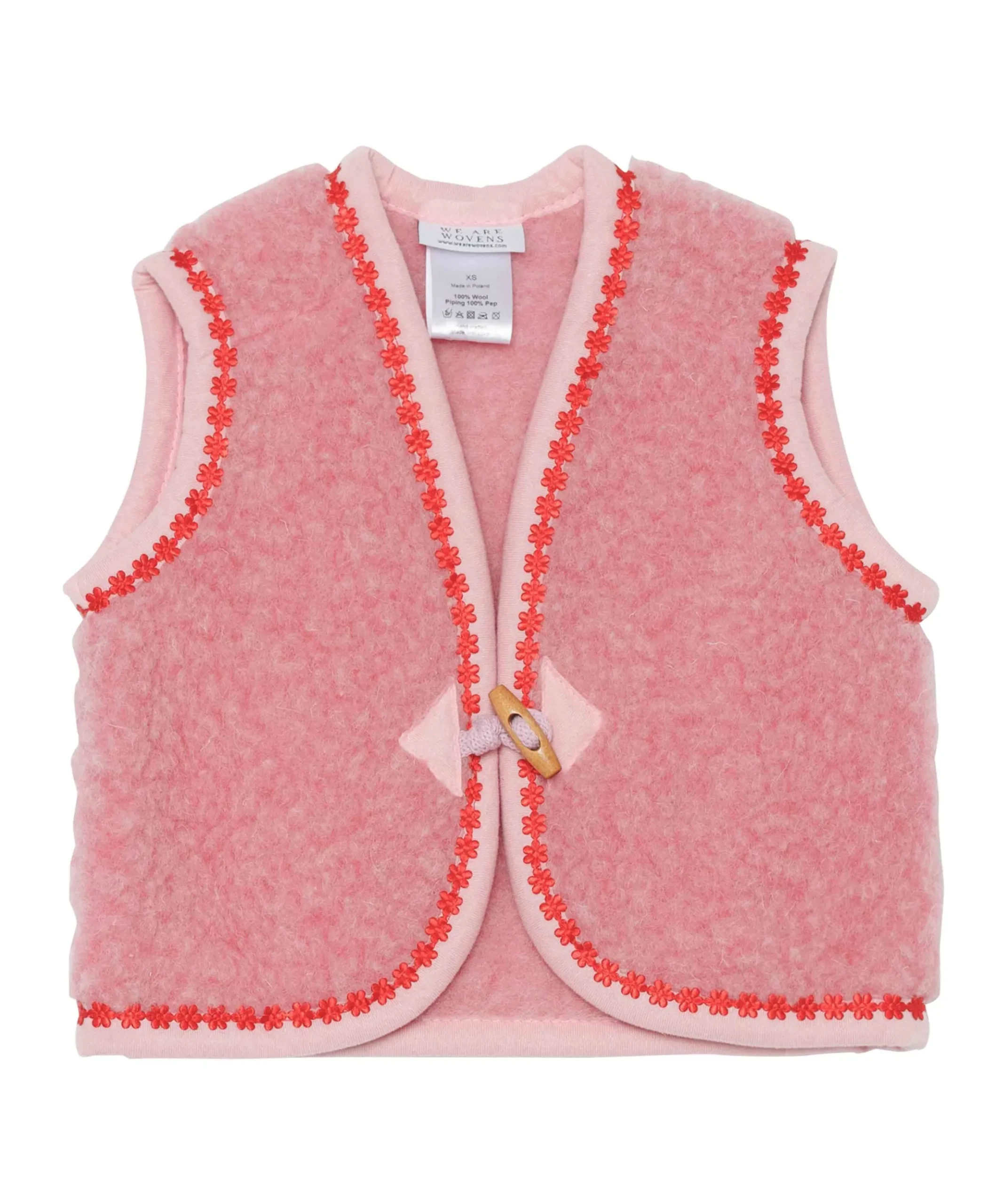 Meisjes gilet roze