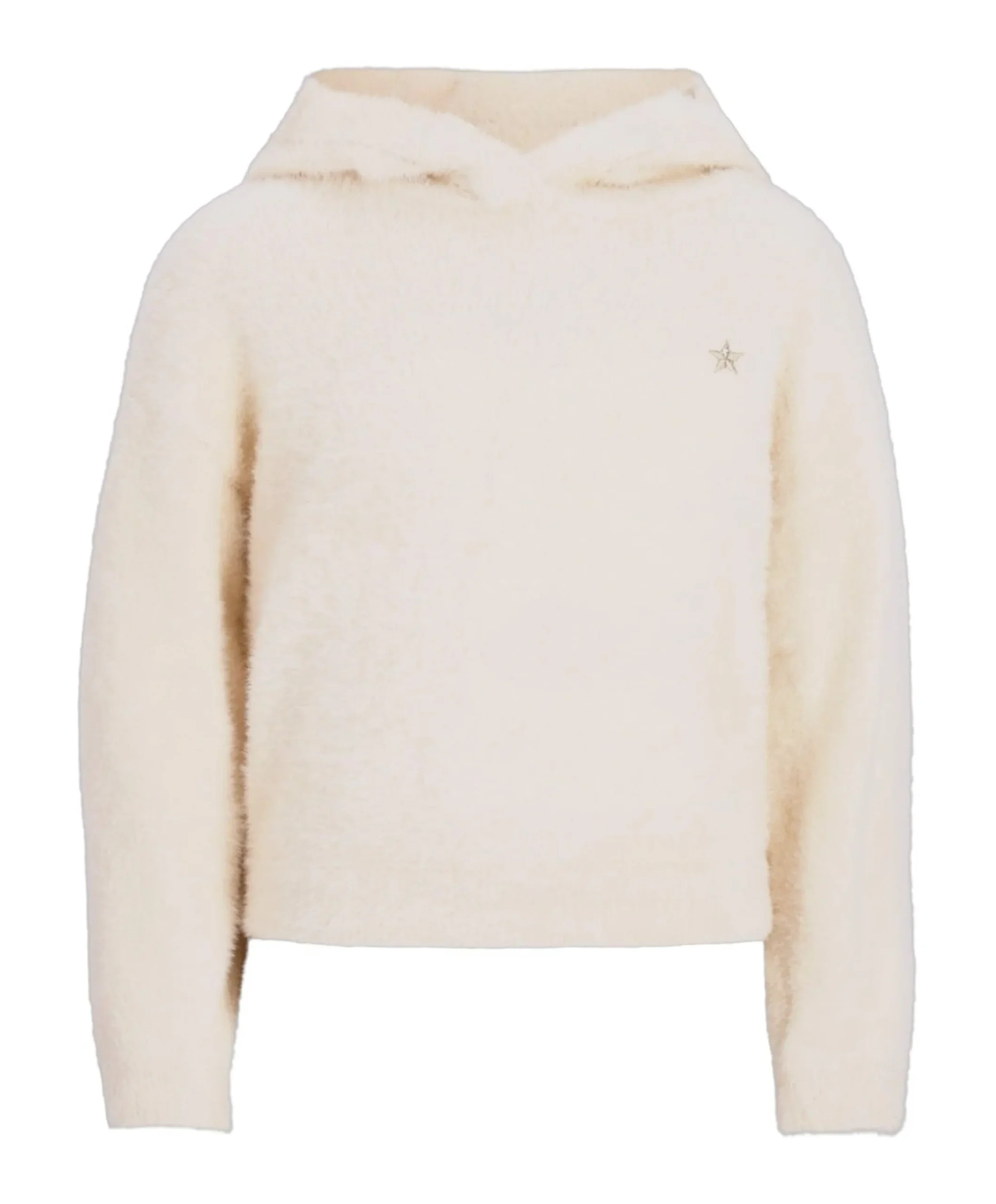 Meisjes hoodie ecru