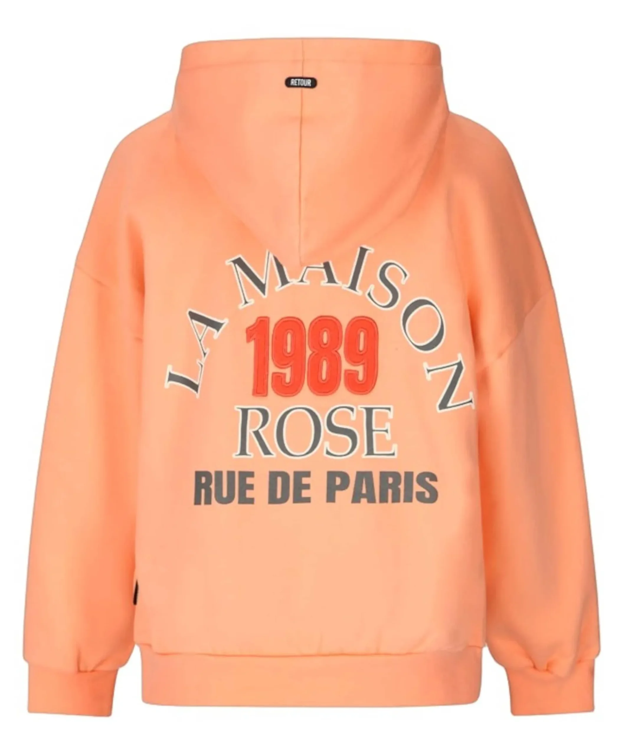 Meisjes hoodie oranje