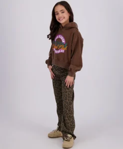 Meisjes hoodie paars