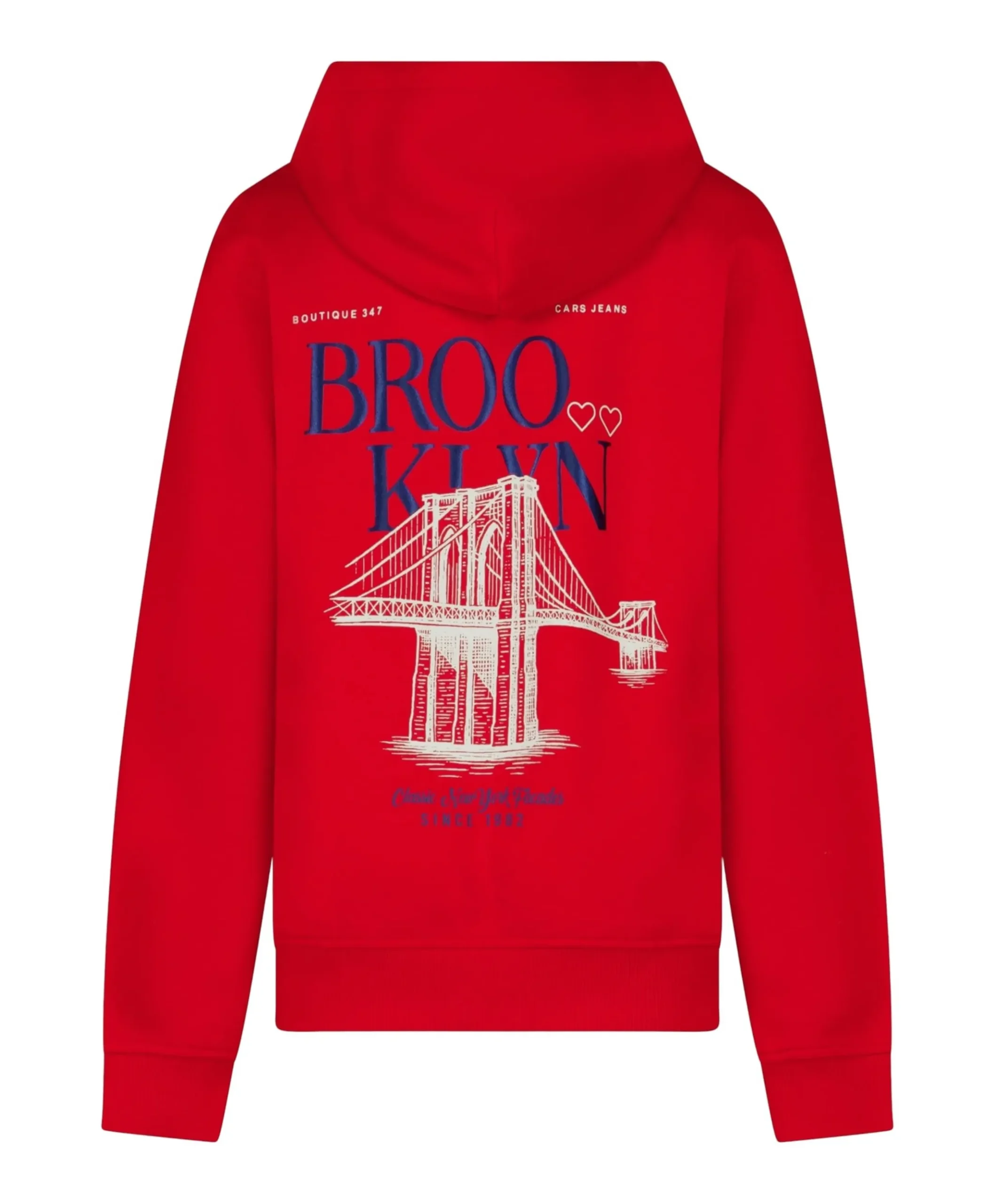 Meisjes hoodie rood