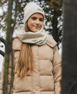 Meisjes hoofdaccessoire beige