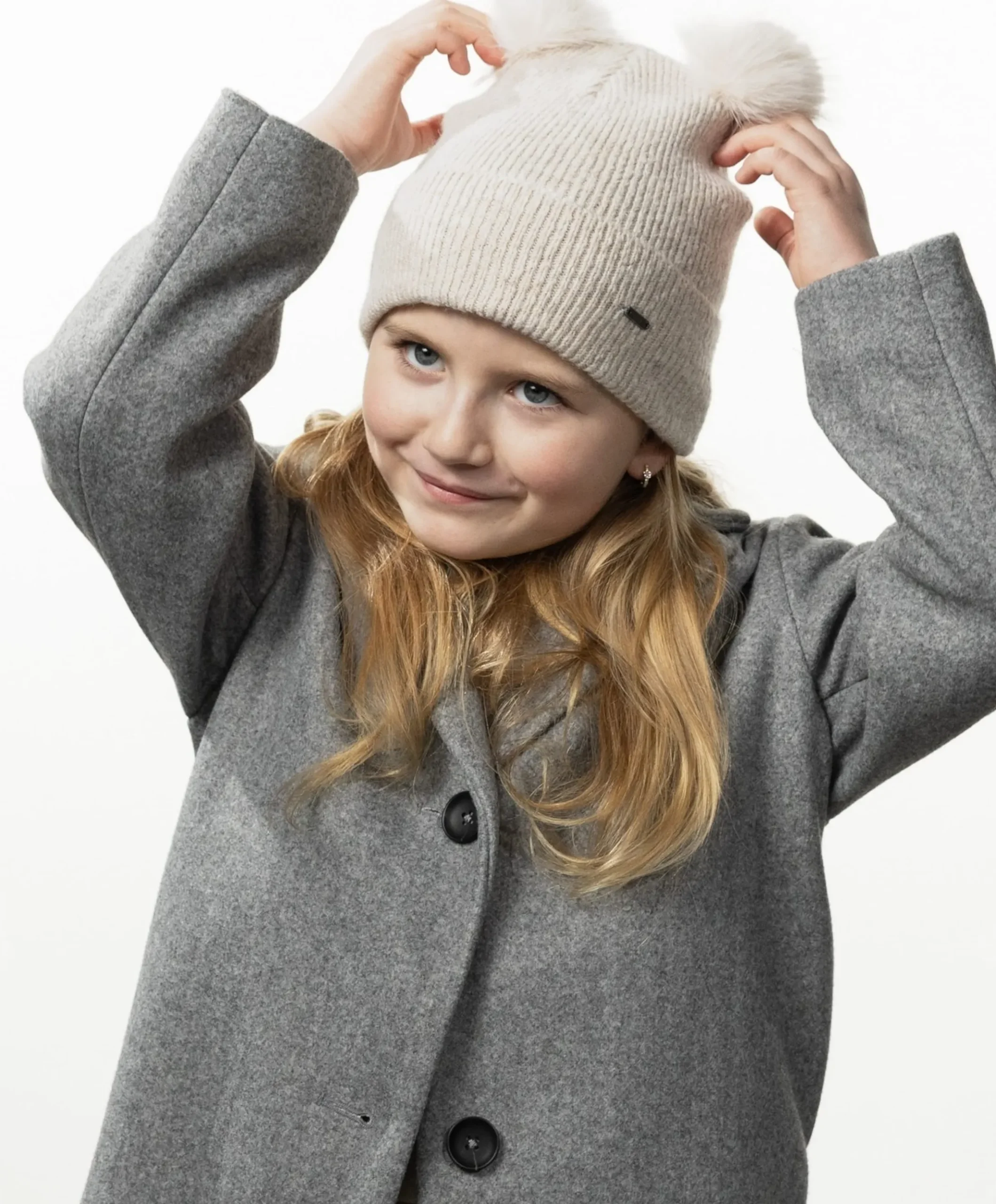 Meisjes hoofdaccessoire ecru