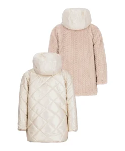 Meisjes jas beige