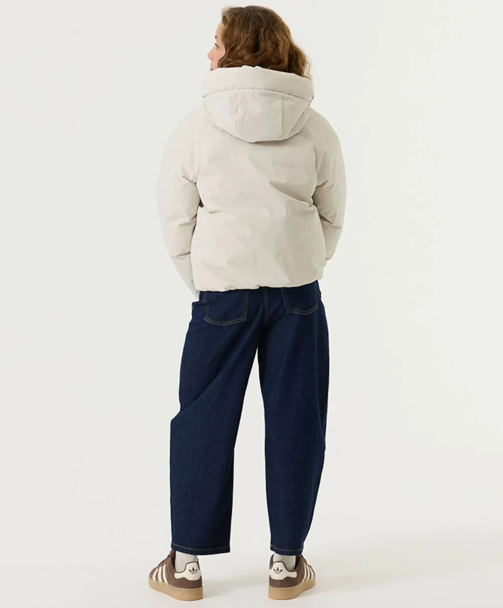 Meisjes jas beige