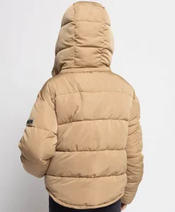 Meisjes jas beige