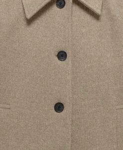 Meisjes jas beige