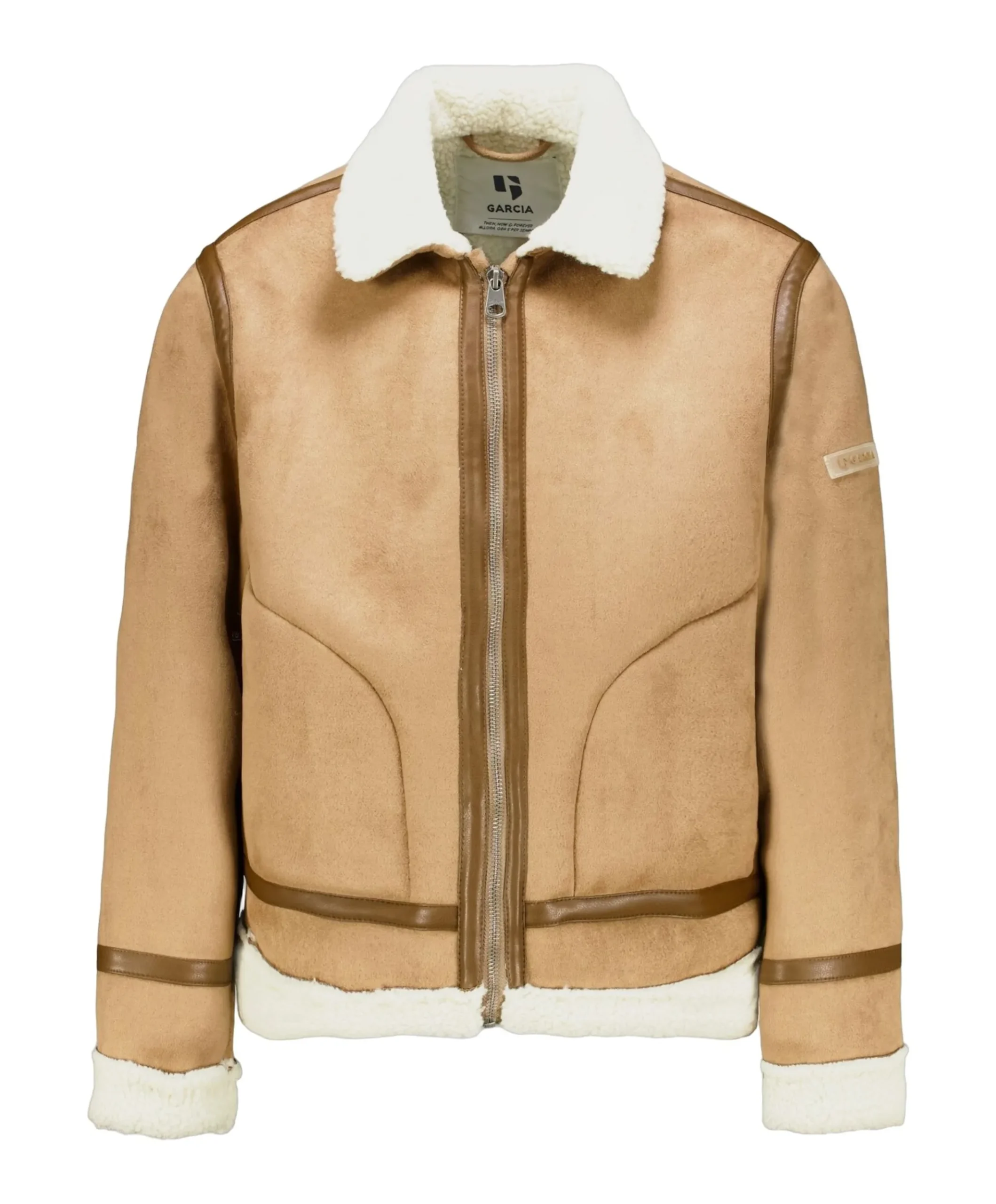 Meisjes jas beige