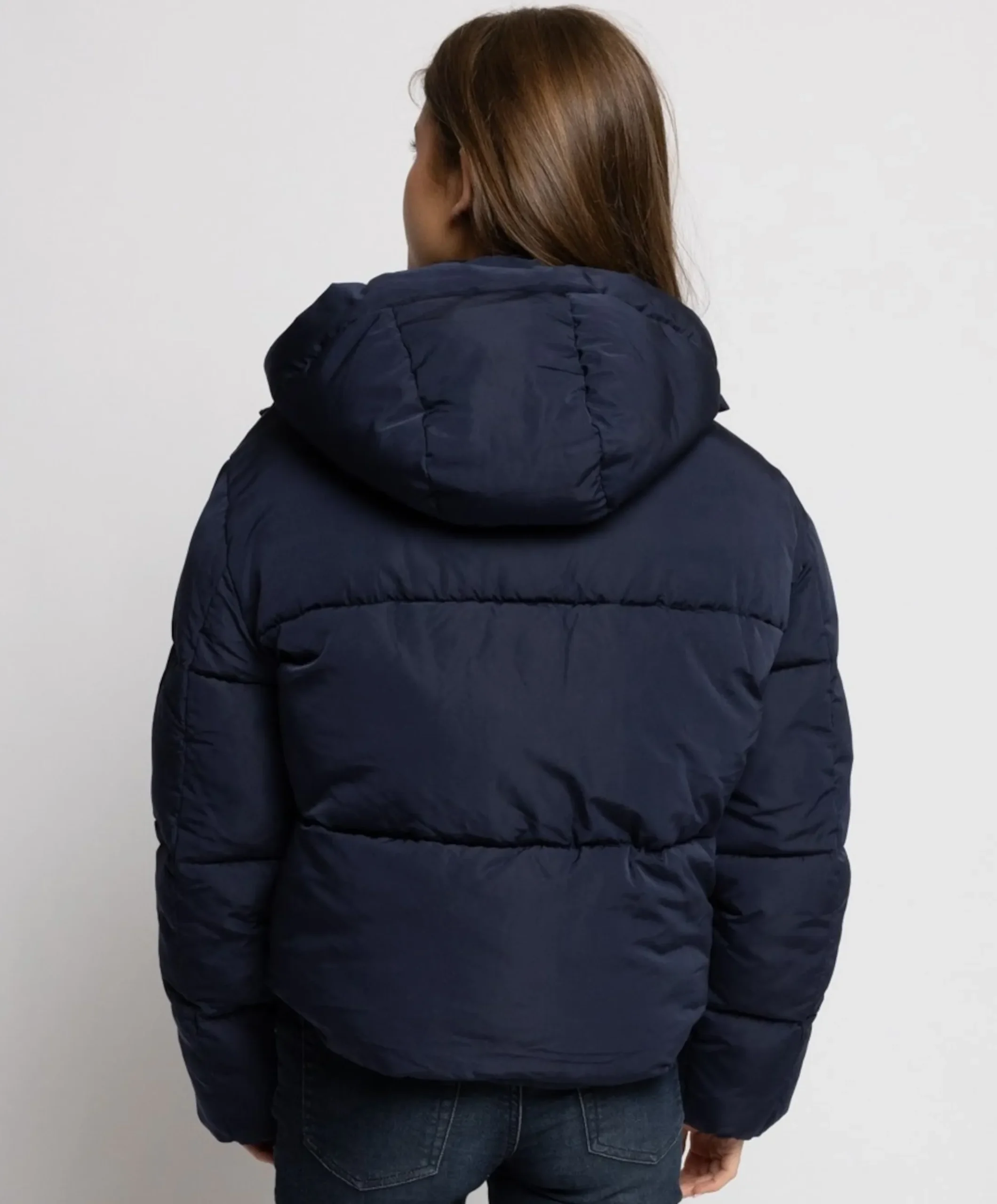 Meisjes jas blauw