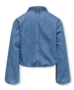 Meisjes jas blauw