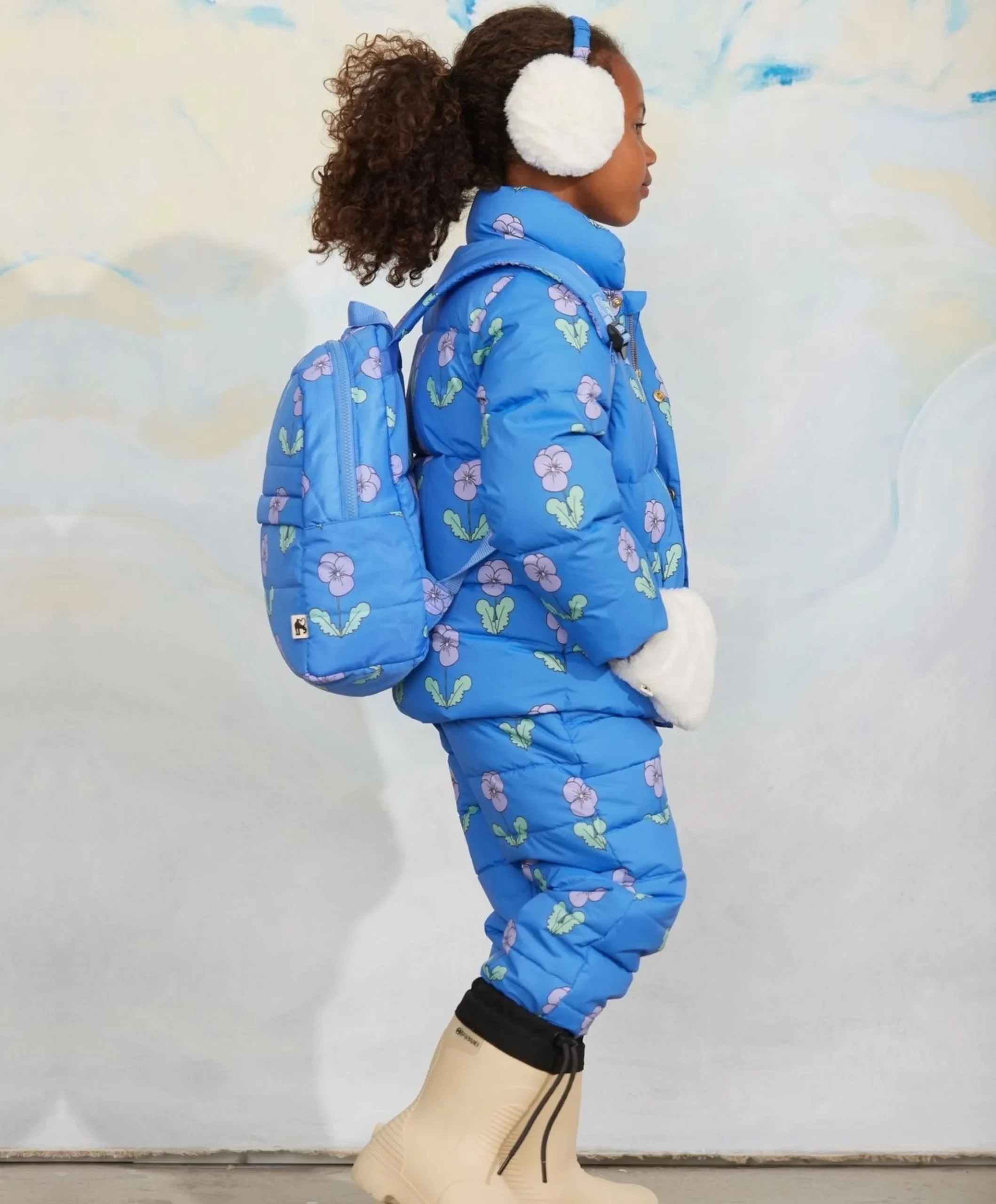 Meisjes jas blauw