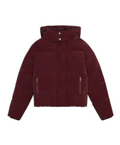 Meisjes jas bordeaux