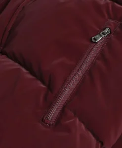 Meisjes jas bordeaux
