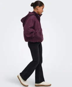 Meisjes jas bordeaux