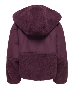 Meisjes jas bordeaux
