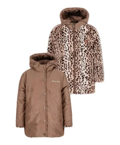 Meisjes jas bruin