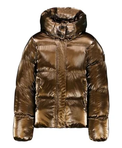 Meisjes jas bruin