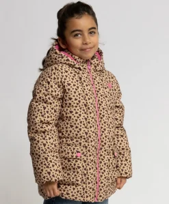 Meisjes jas bruin