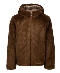 Meisjes jas bruin