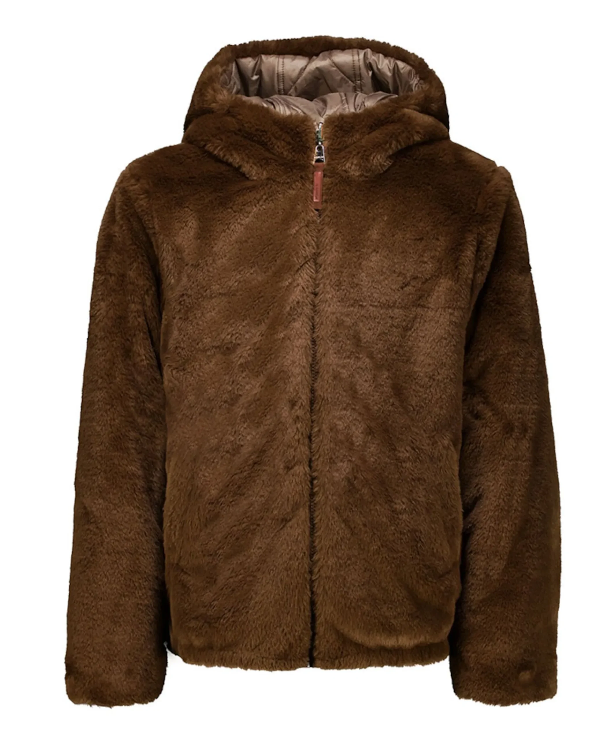 Meisjes jas bruin