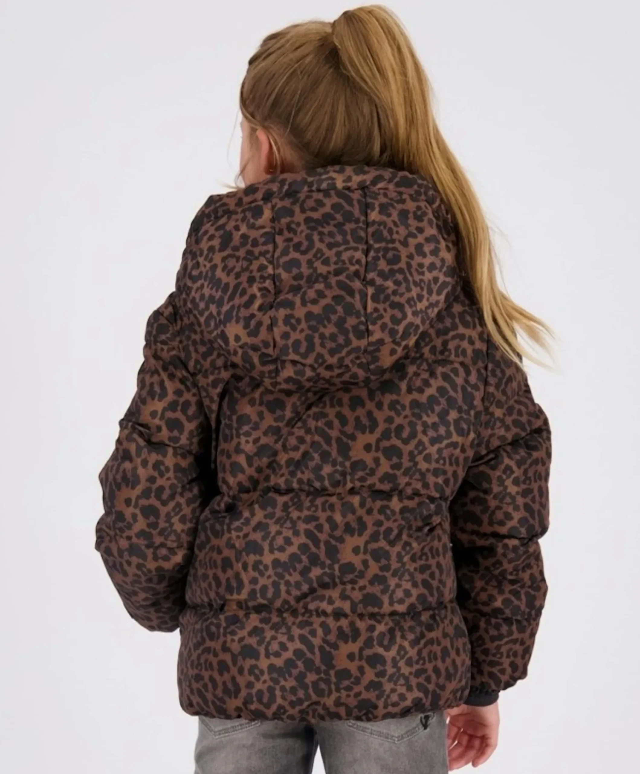 Meisjes jas bruin