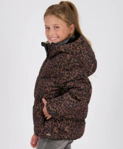 Meisjes jas bruin