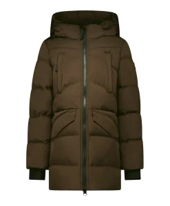Meisjes jas bruin