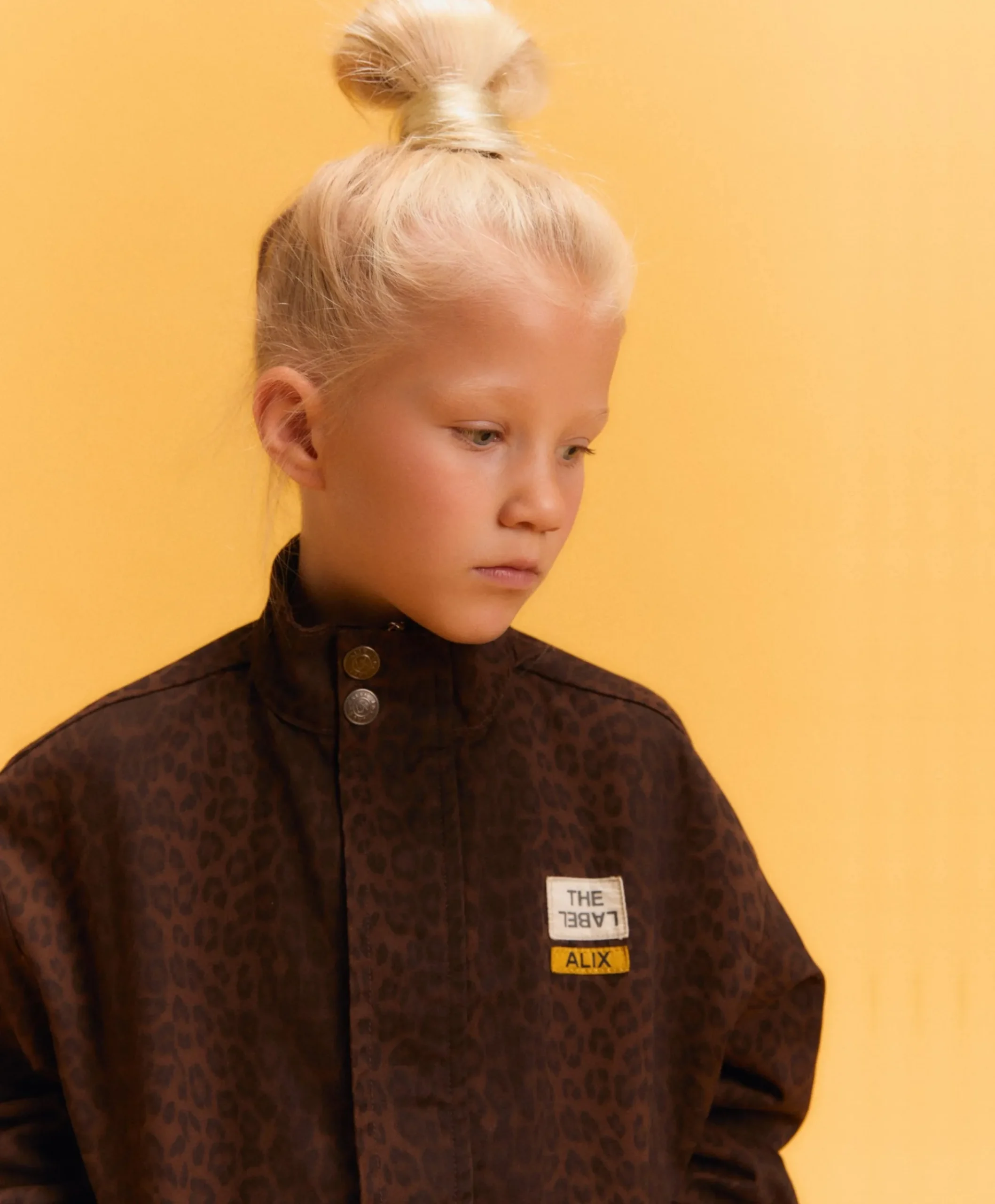 Meisjes jas bruin
