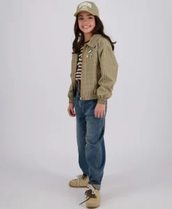 Meisjes jas bruin