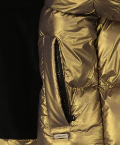 Meisjes jas goud
