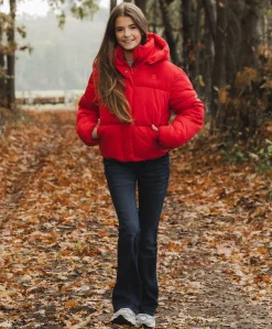 Meisjes jas rood