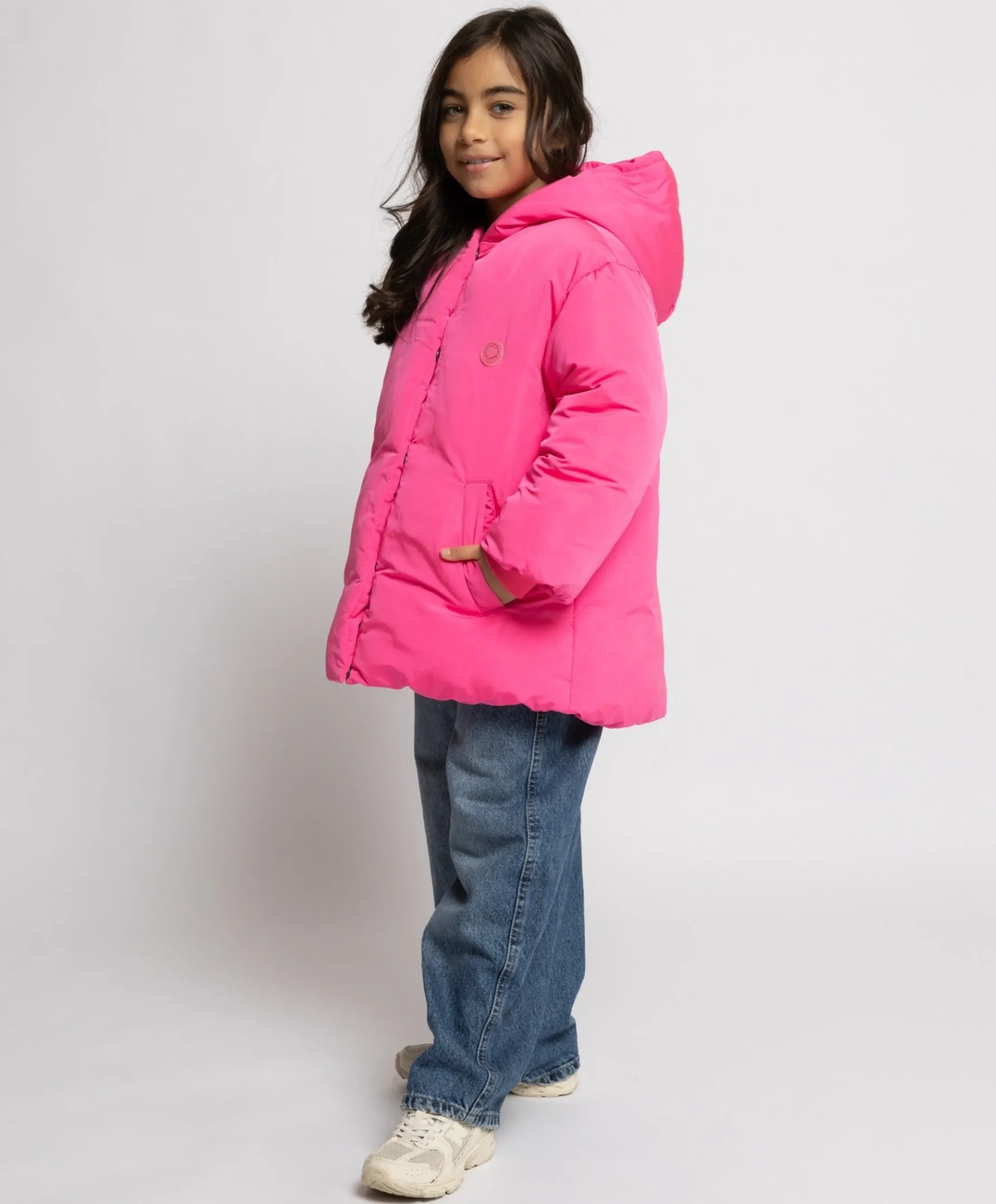 Meisjes jas roze