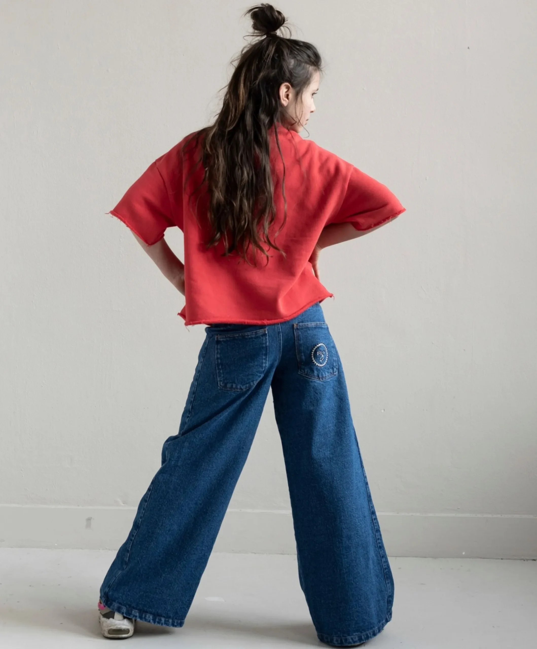 meisjes jeans blauw