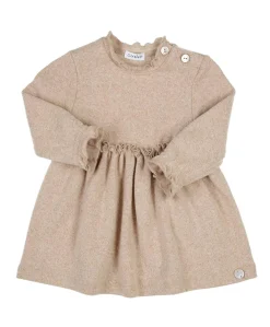 Meisjes jurk beige