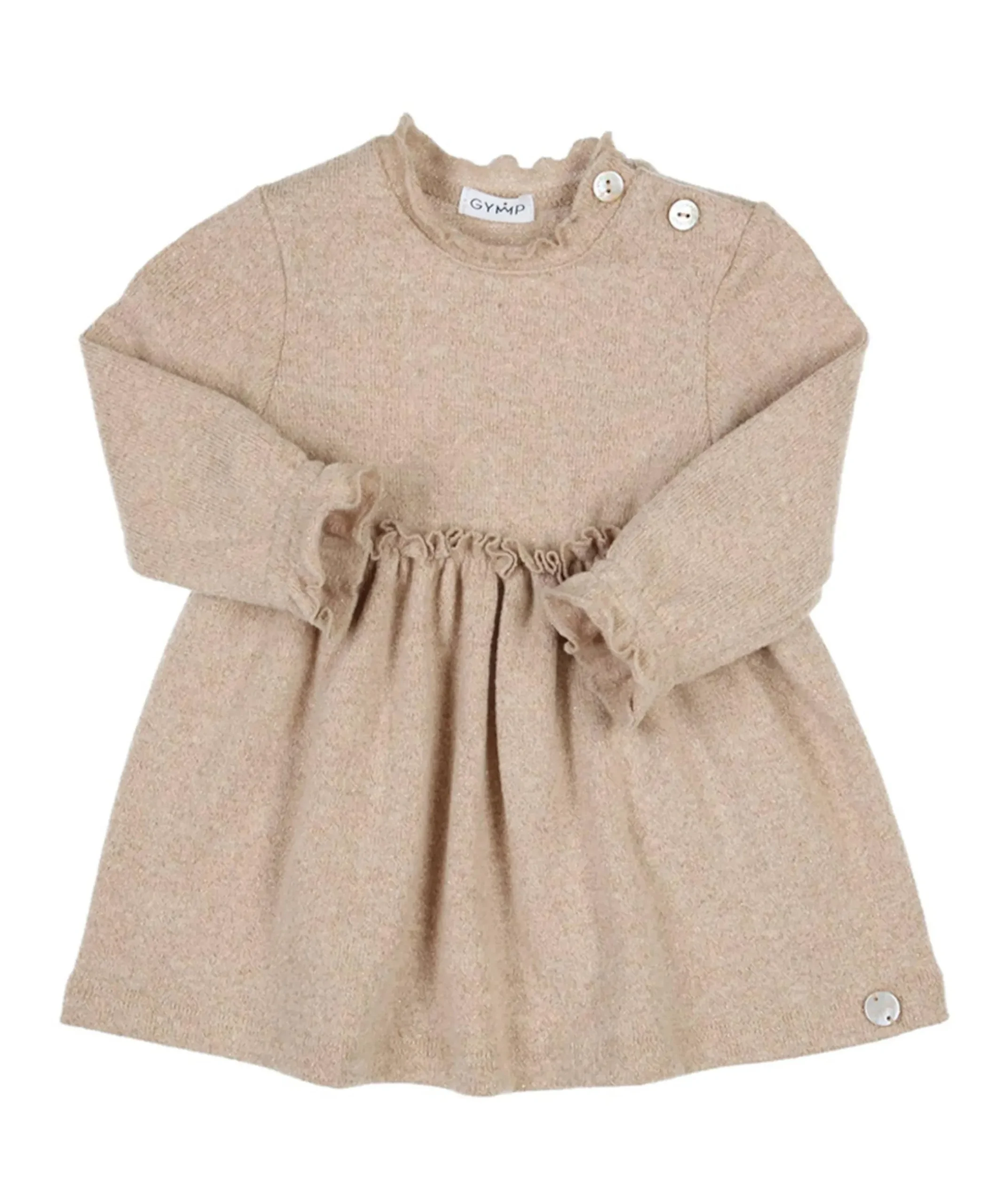 Meisjes jurk beige