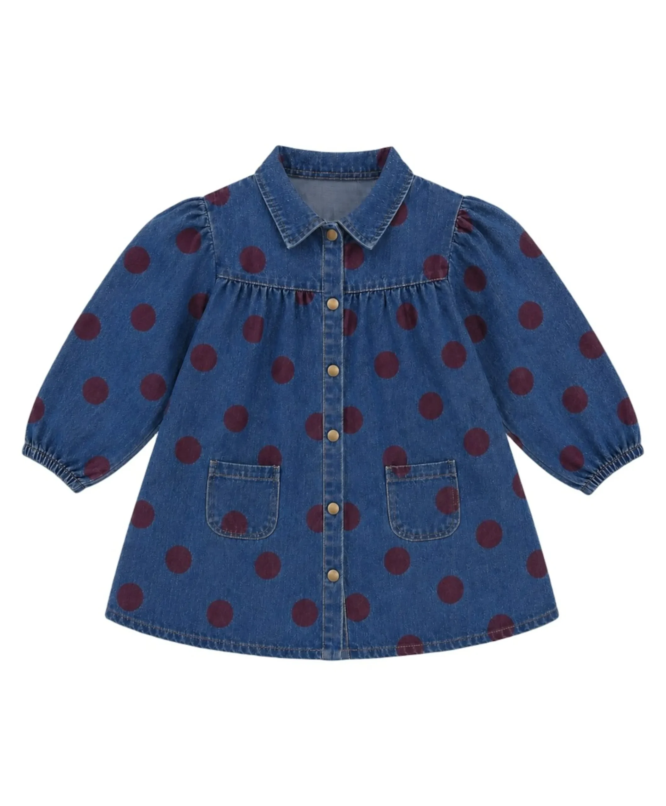 Meisjes jurk blauw