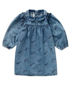 Meisjes jurk blauw